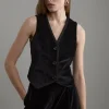 Velvet Grosgrain Tailored Waist Coat