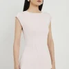 Viscose Blend Knit Peplum Top