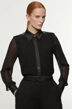 Viscose Georgette Woven Shirt