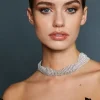 Wavy Diamante Necklace