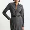 Wool Blend Tailored Shirt